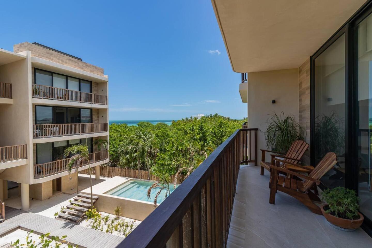 Hermoso Departamento Con Vista Al Mar Isla Holbox Exterior foto