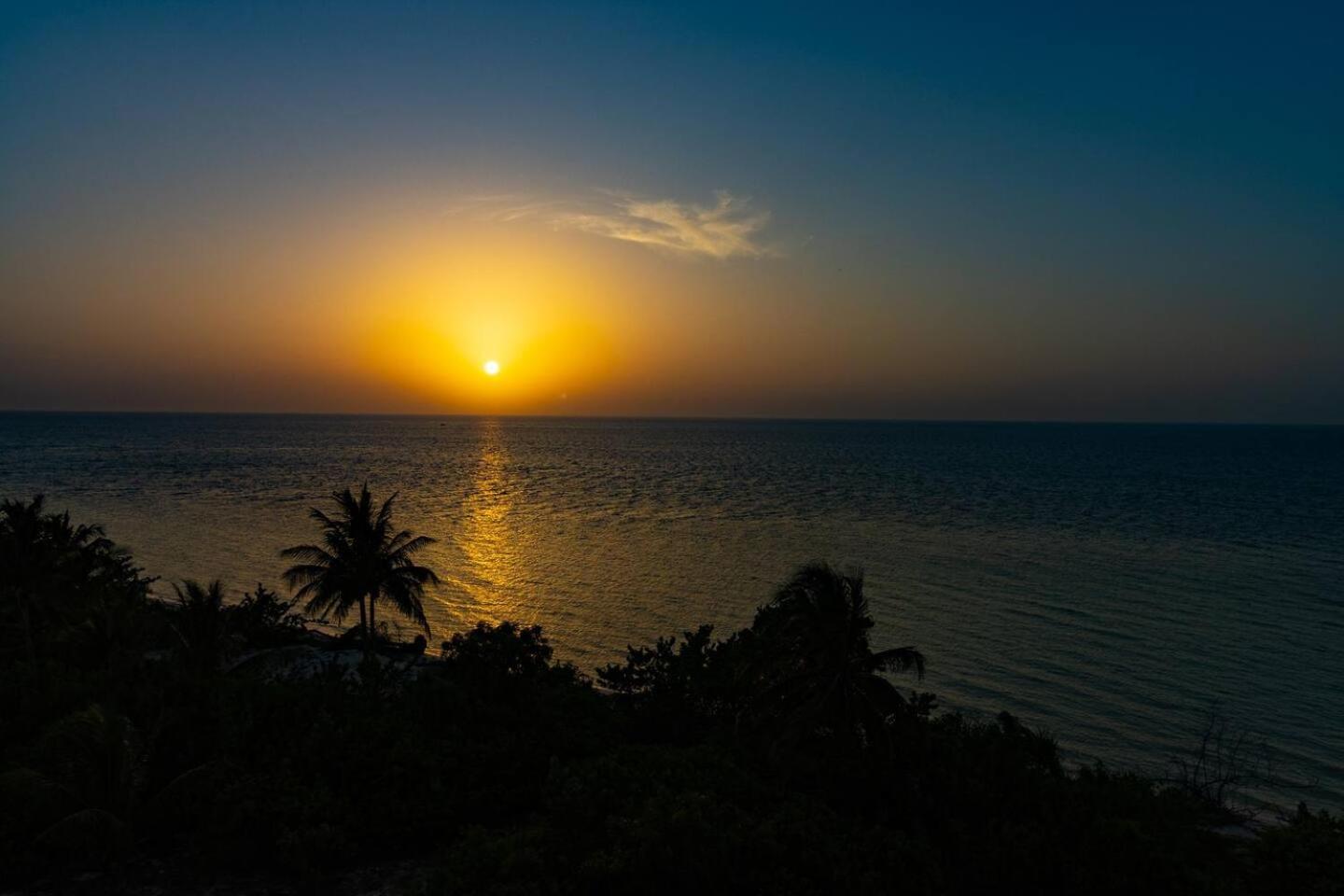 Hermoso Departamento Con Vista Al Mar Isla Holbox Exterior foto