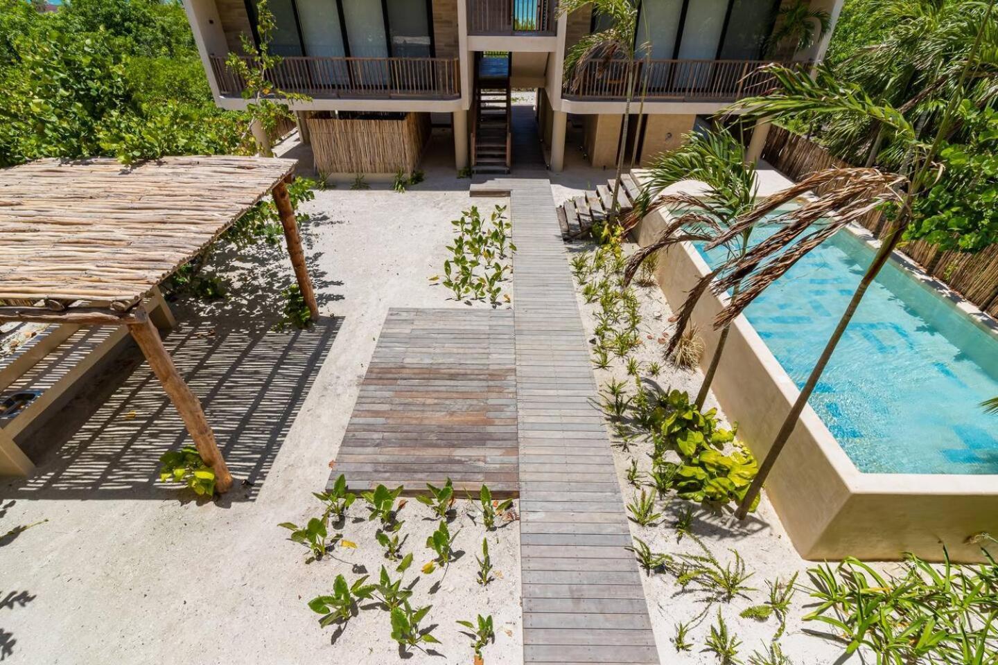 Hermoso Departamento Con Vista Al Mar Isla Holbox Exterior foto