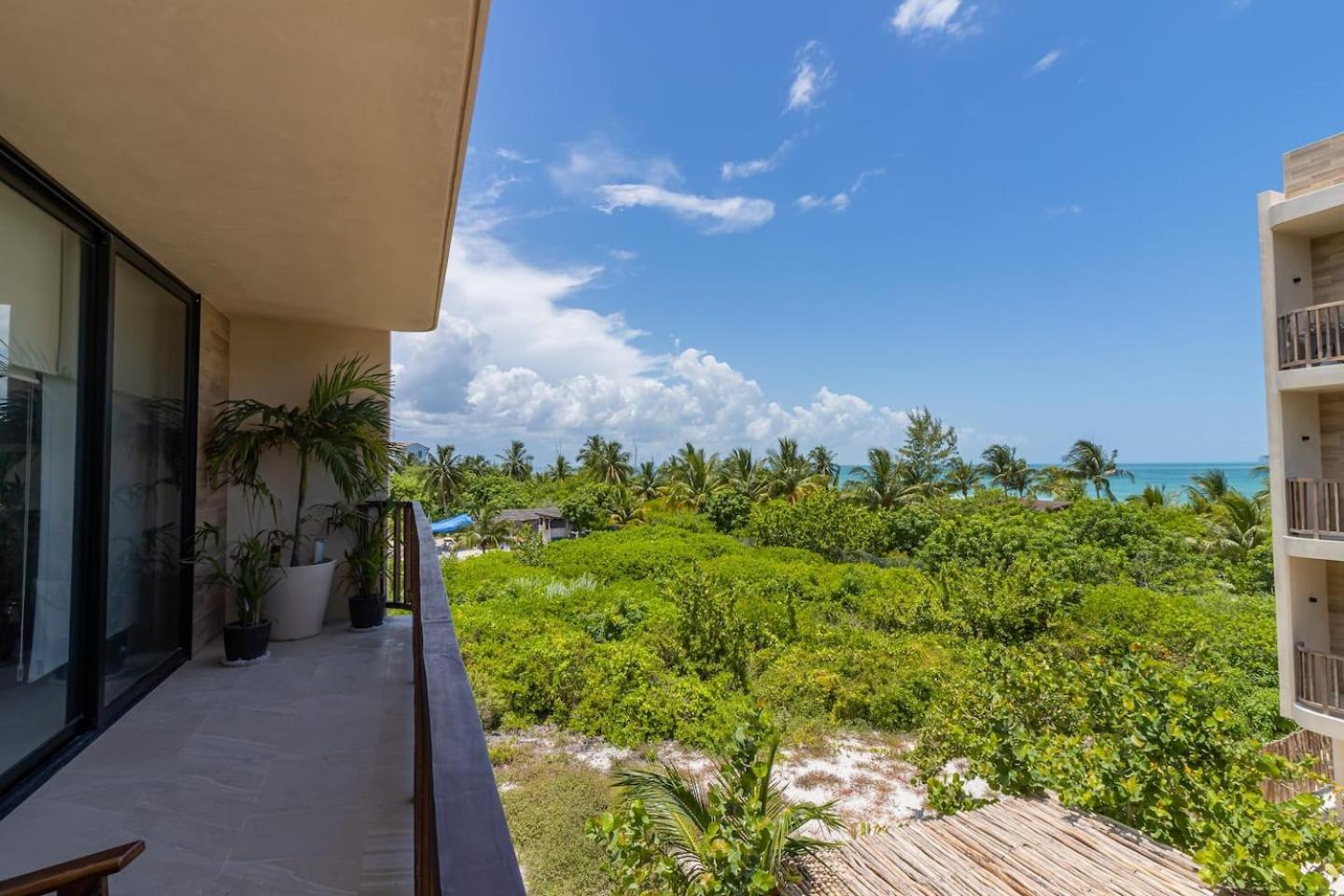 Hermoso Departamento Con Vista Al Mar Isla Holbox Exterior foto